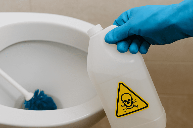 acide chlorydrique wc