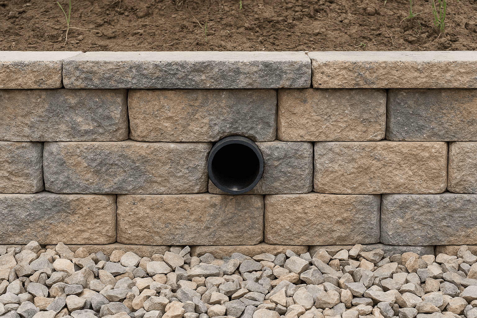 Barbacane dans un mur : rôle, avantages et installation étape par étape 1 barbacane