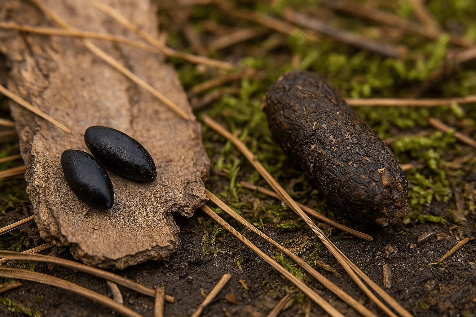 crotte de rat et de hérisson