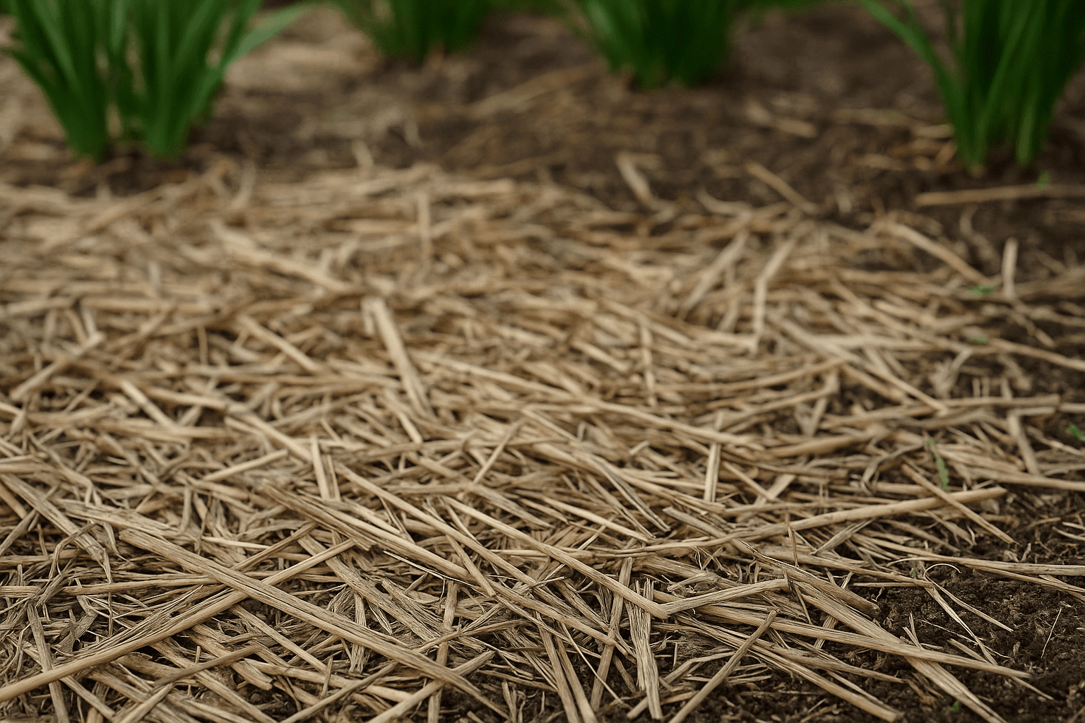 Jardin 18 paillage miscantus