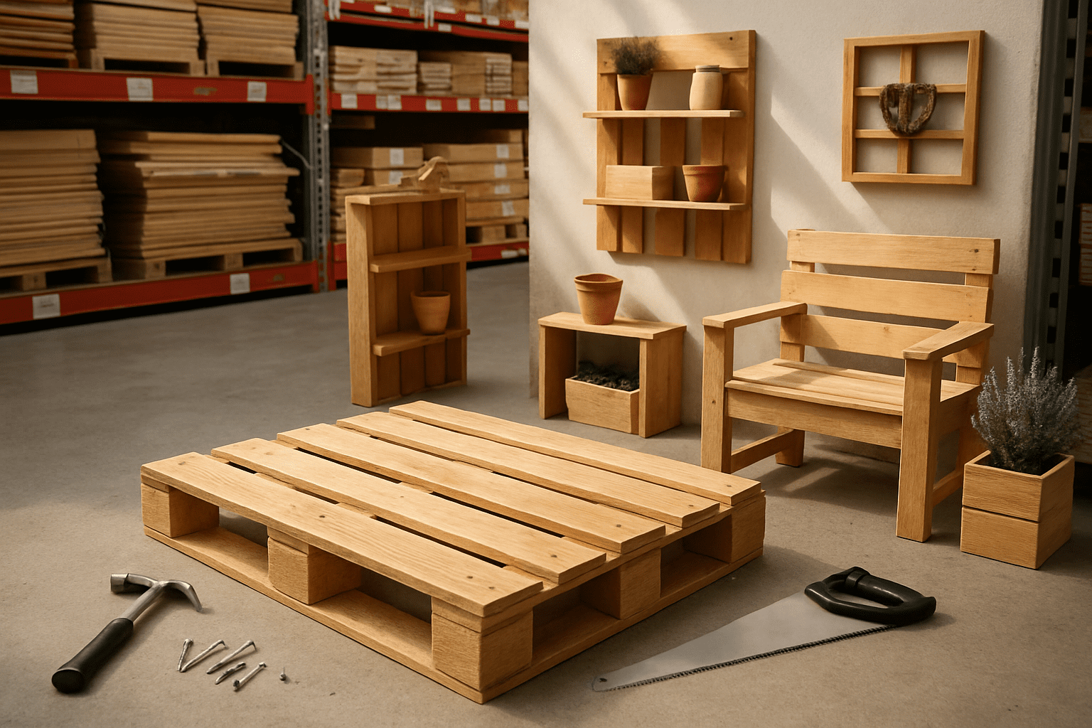 Conseils 18 découvrez comment obtenir des palettes de bois gratuites chez brico dépôt et profitez de nos astuces et conseils pour les recycler facilement dans vos projets diy ou d’aménagement.