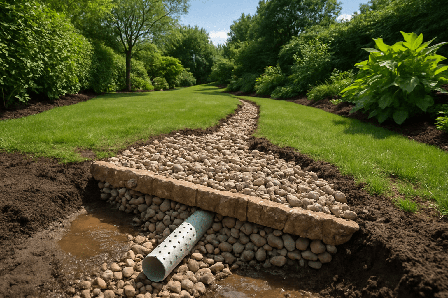 découvrez comment drainer un terrain efficacement pour prévenir l'humidité et protéger votre construction grâce à nos conseils pratiques et simples à appliquer.