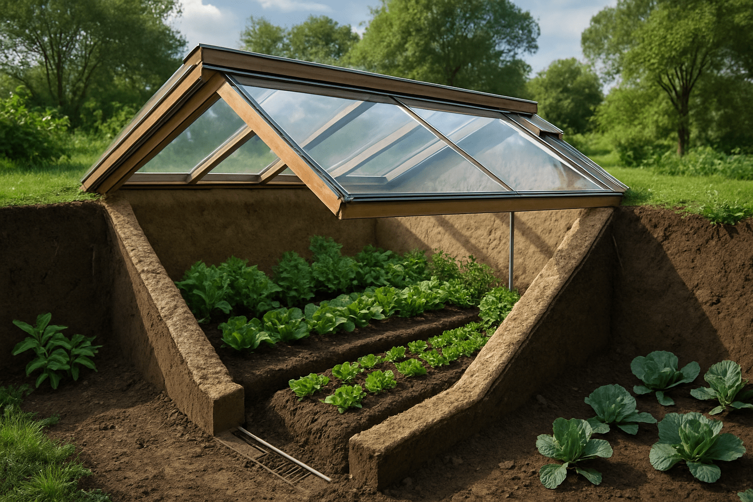 découvrez comment concevoir un plan walipini pour créer une serre souterraine efficace, optimisant la température et la croissance de vos plantes toute l'année.